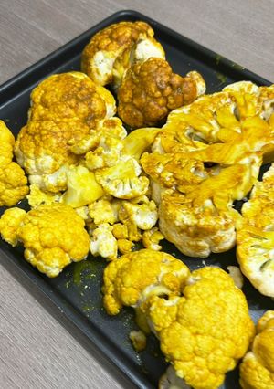 Una foto de Coliflor al horno