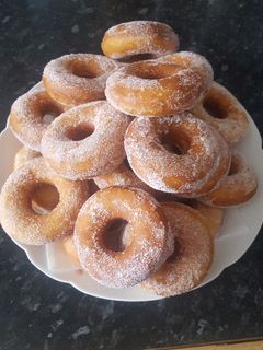 صورة لوصفة دونات ببيضة واحدة