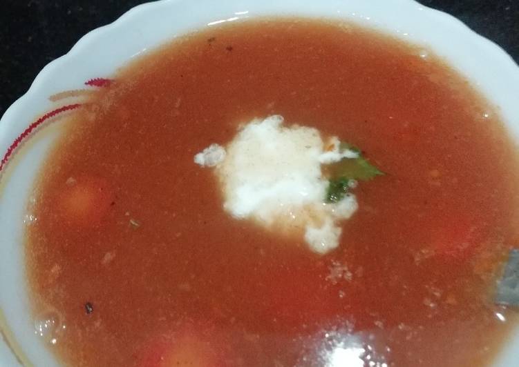 Recipe of Perfect Carrot tomato soup