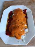 Lomos de Bacalao con Pimientos del Piquillo Confitados