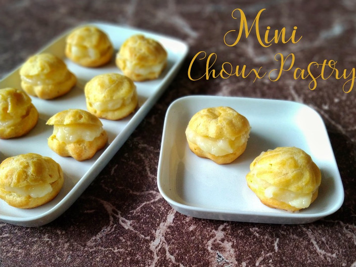 Cara Membuat Mini Choux Pastry (Ekonomis) Bahan Sederhana