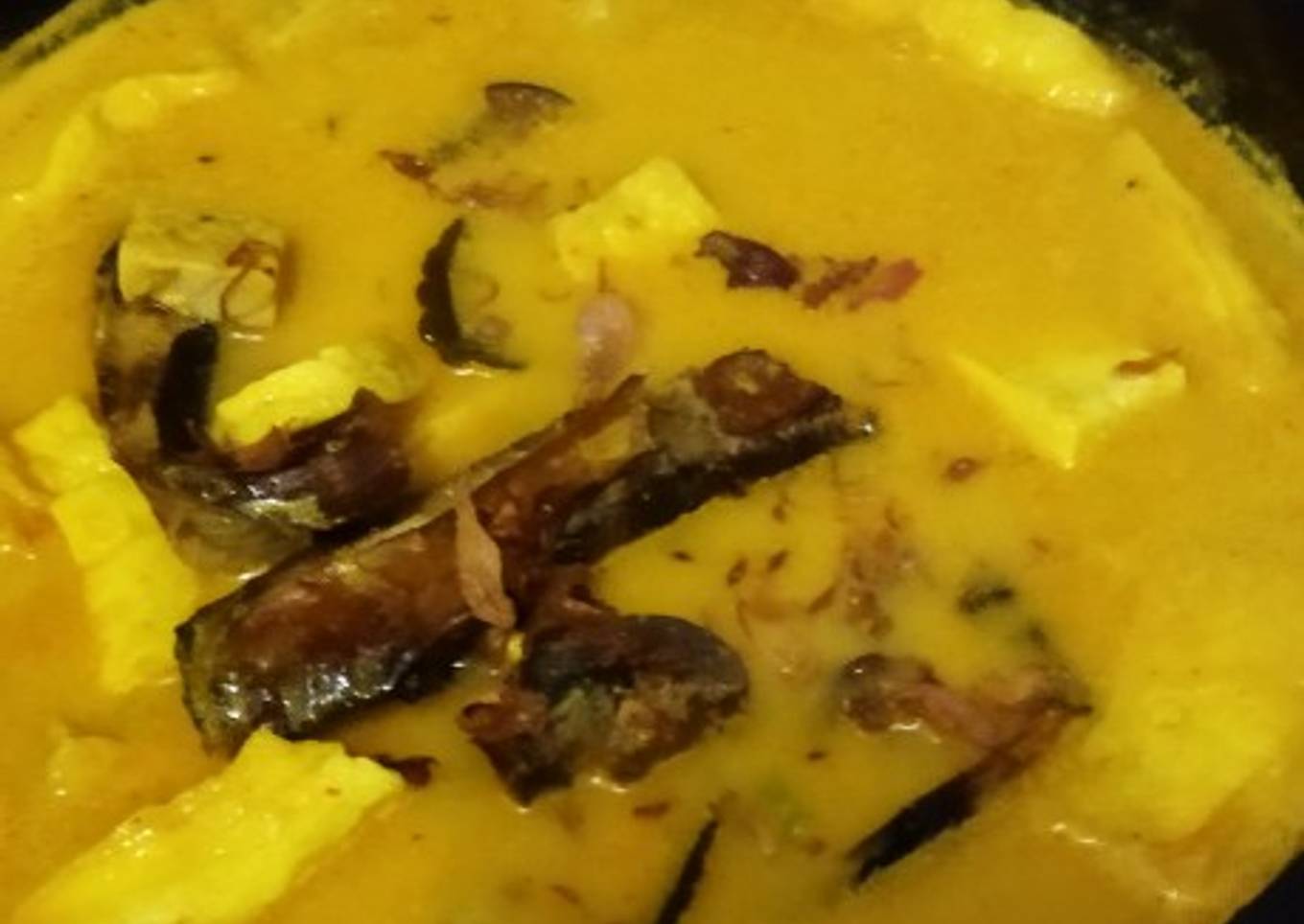 Resep Mangut tahu tempe ikan asap Anti Gagal