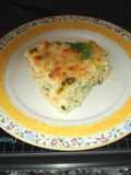 Pastel de zapallitos y bacalao