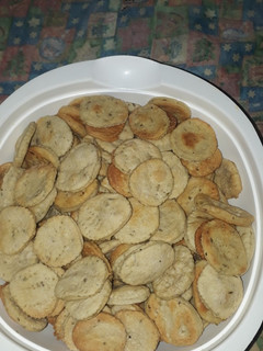 Una foto de Galletitas saladas con orégano