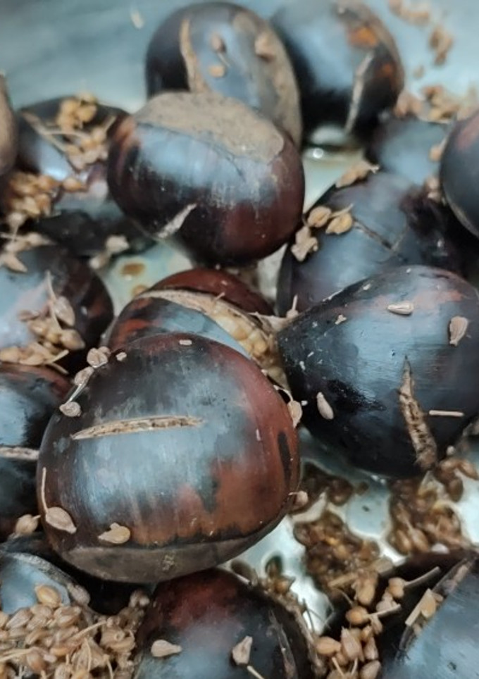 Una foto de Castañas cocidas
