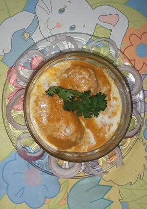 A picture of Malai Kofta.