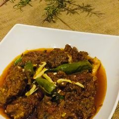 Mutton karahi A picture of Mutton karahi.