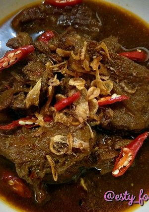 Foto resep Semur Daging Pedas