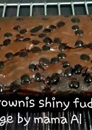 Foto resep Brownis shiny fudge