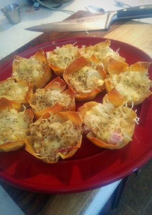 A picture of Reuben Wonton Cups.