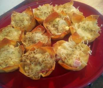 The New Way Cooking Recipe Reuben Wonton Cups Delicious Steady
