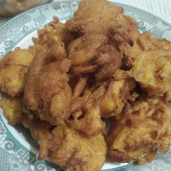 Onion, cabbage pakora😃😃 A picture of Onion, cabbage pakora😃😃.