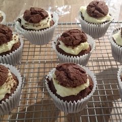 A picture of Chocolate & Vanilla Cupcakes.