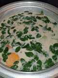 Bobor Daun Kelor (daun kelor dengan santan)