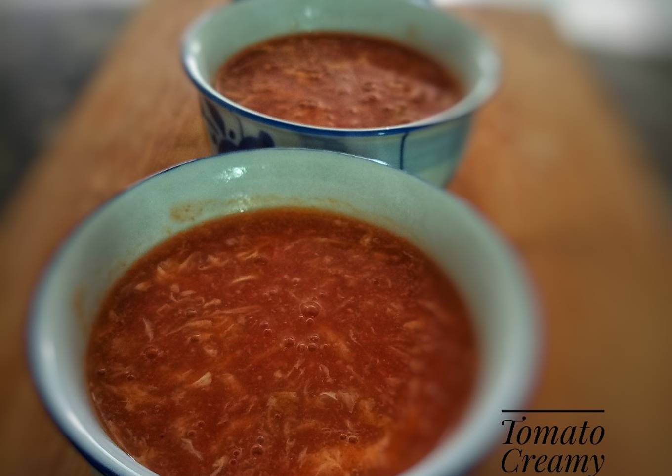 Cream of tomato soup