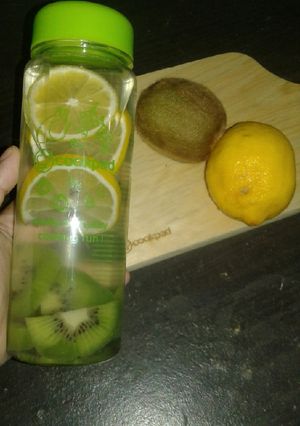 Foto resep Infus water lemon kiwi