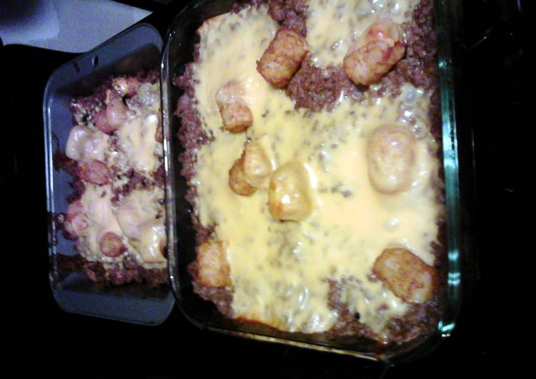 Recipe of Favorite tatertot casserole