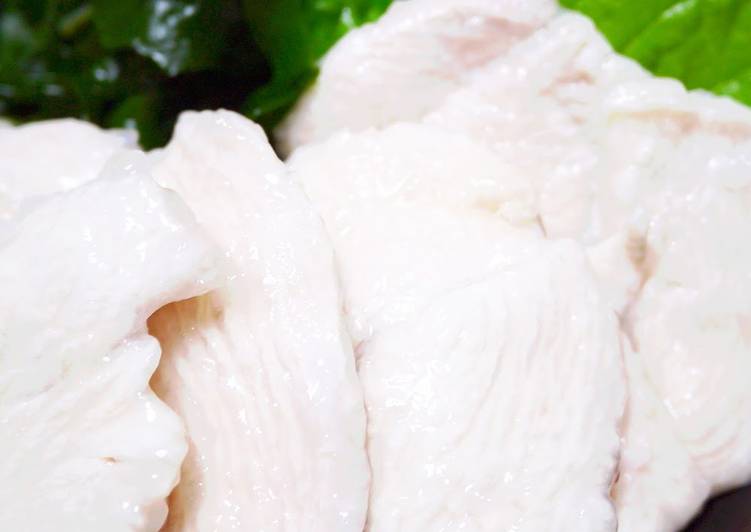 Recipe of Super Quick Homemade Amazingly Tender! Sashimi-Like Chicken Breast