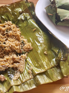 Foto resep Nasi bakar teri tongkol kemangi