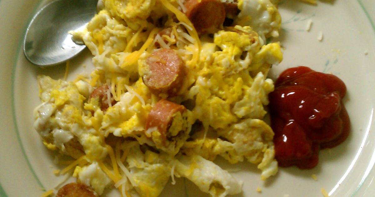 Hot Dogs and Eggs Recipe by Bigrob03 Cookpad