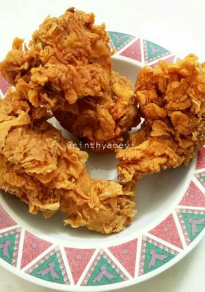Foto resep Kentucky Fried Chicken (anti gagal, Renyah + Crispy tahan 8 jam)