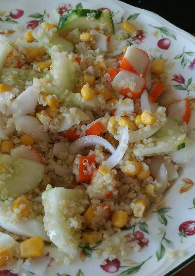 Una foto de Ensalada de verano con quinoa