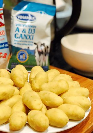 Hình của món Khoai lang kén.