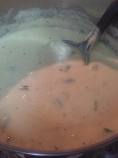 A picture of Quick and easy potato soup.