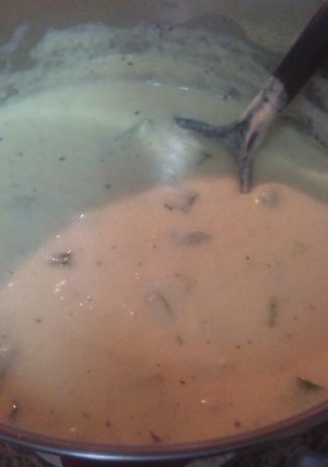 A picture of Quick and easy potato soup.