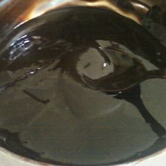 A picture of Chocolate ganache.