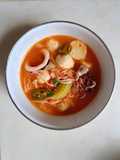 Tomyam Baso ikan dan cumi