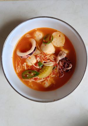 Foto resep Tomyam Baso ikan dan cumi