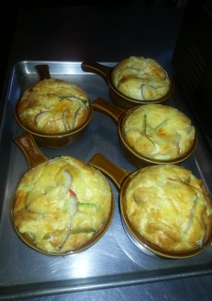 A picture of Casserole omelet.
