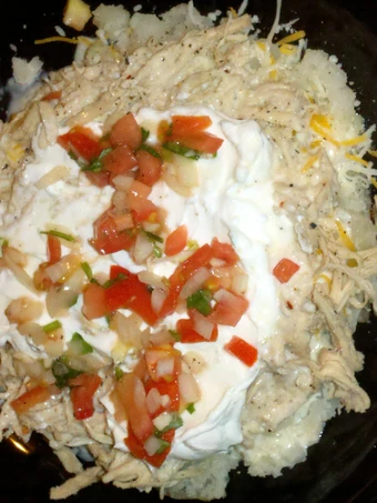Easy Steps to Make White Bbq Chicken Baked Potato the Awesome  So Delicious