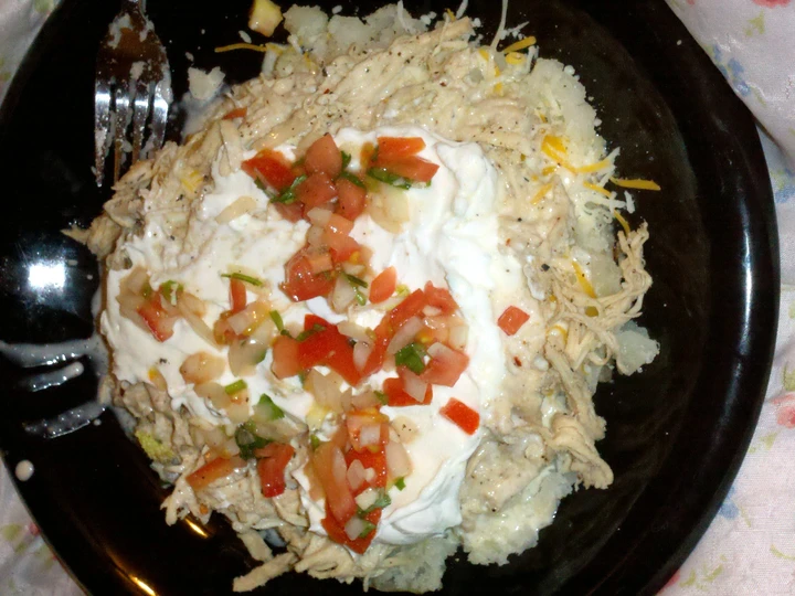 Easy Steps to Make White Bbq Chicken Baked Potato the Awesome  So Delicious