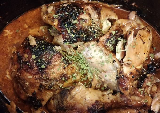 Steps to Prepare Ultimate Crispy Slow Cooker Paprika Chicken