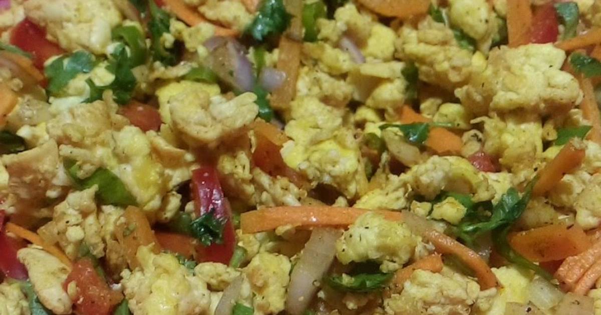 Healthy Spicy Egg Salad Recipe by Tejal Gore Cookpad