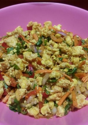 A picture of Healthy Spicy Egg Salad.