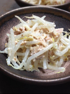 A picture of Tuna & Bean Sprouts Tossed with Sesame Dressing - Just One More Side Dish.