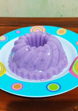 Foto resep Puding Ubi Ungu Enak