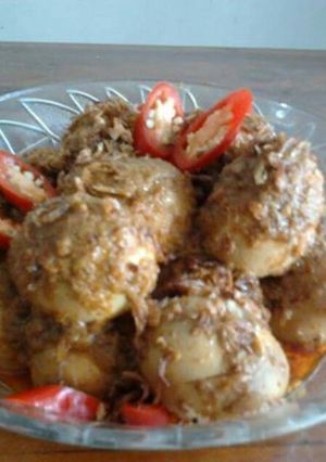 Foto resep Rendang telur