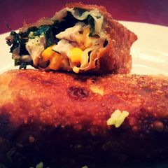 A picture of Southwestern eggroll.