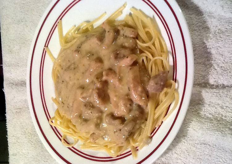 Simple Way to Prepare Ultimate Pork Chop Pasta