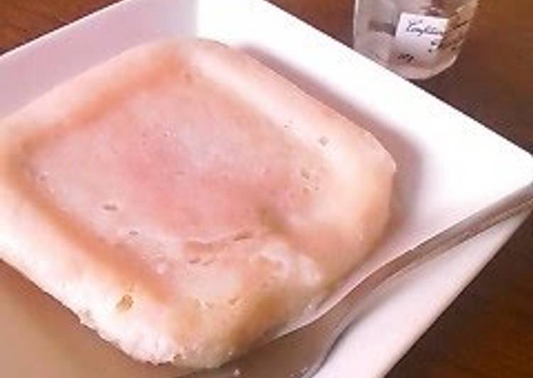 Okara Steamed Cake in the Microwave