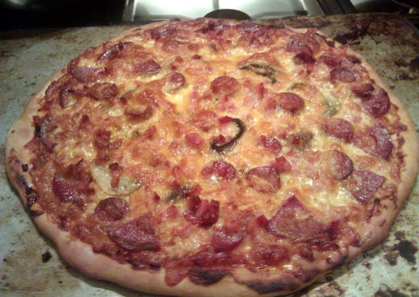 Simple Yeast Pizza - Small Portion