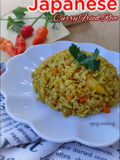 Foto resep Japanese Curry Fried Rice