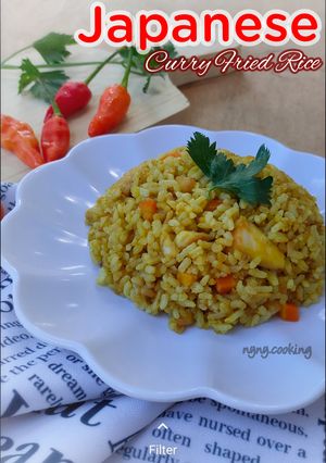 Foto resep Japanese Curry Fried Rice