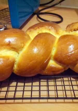 A picture of Zopf - Swiss Sunday bread.