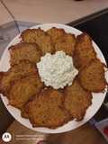 ,,Pieczone placki ziemniaczane z gzikiem,,