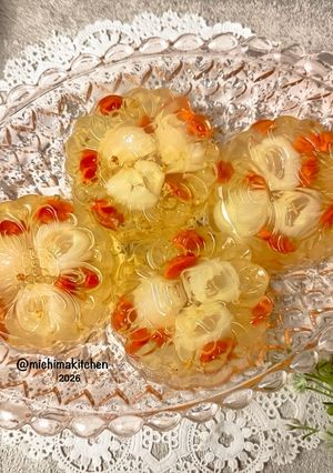 Foto resep Osmanthus Longan Jelly